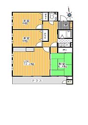 間取図画像 3LDK
