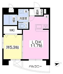 FJK 1LDKの間取図画像