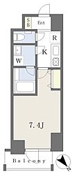 Aioi Bashamichi 1Kの間取図画像