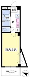 ワイアール六角橋ハイツ 1Kの間取図画像