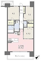 埼玉高速鉄道 浦和美園駅 徒歩10分の賃貸マンション 9階3LDKの間取り