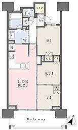プラウドシティ武蔵浦和ステーションアリーナ 3LDKの間取図画像