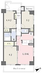 ダイアパレス坂戸 3LDKの間取図画像