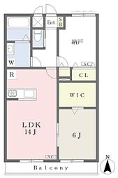 ルミエール ニイゾ 1SLDKの間取図画像