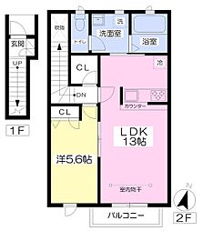 Glanz 1LDKの間取図画像