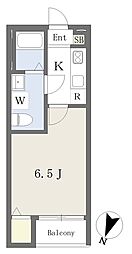 Ｐａｒｋ　Ｖｉｌｌａ 2階1Kの間取り