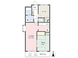 ホーマット越谷 2LDKの間取図画像