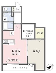 間取図画像 1SLDK