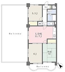 エーデル・バウ栄和 3LDKの間取図画像