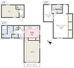 アサカウエスト 3SDKの間取図画像