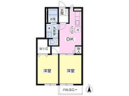 間取図画像 2DK