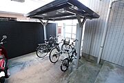 屋根付駐輪場♪