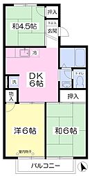 間取図画像 3DK