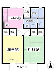 間取図画像 2K