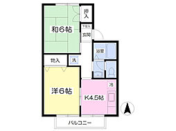間取図画像 2K