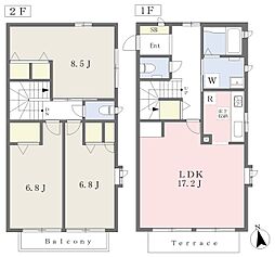 シャーメゾンK3 3LDKの間取図画像