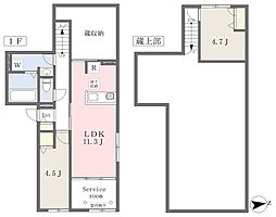 ステラリード 1階2SLDKの間取り