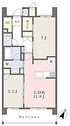 （仮称）宮城野区新田東一丁目 2階2LDKの間取り