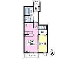 間取図画像 1LDK