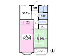 長沢ハイツ 1SLDKの間取図画像