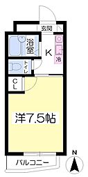 間取図画像 1K