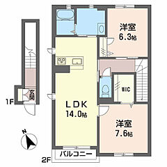 物件の間取り