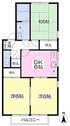 間取図画像 3DK