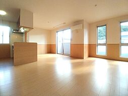 伊予鉄道高浜線 山西駅 徒歩17分の賃貸アパート 2階2LDKのリビング/ダイニング