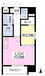 アーバン千舟町 1LDKの間取図画像