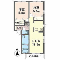 物件の間取り