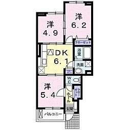 間取図画像 3DK