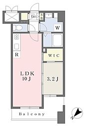 ラフレシーサ博多駅南 1LDKの間取図画像