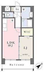 F・STAGE博多駅南 1LDKの間取図画像