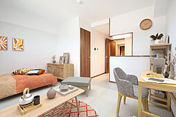 Ｓａｕｄｅ 303 3階ワンルームのリビング/ダイニング