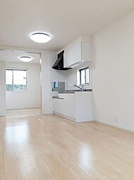 JR豊肥本線 光の森駅 4.1kmの賃貸アパート 1階1LDKのリビング/ダイニング