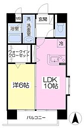 ボヌール尾ノ上 305 3階1LDKの間取り