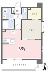 クオリア花立 1LDKの間取図画像