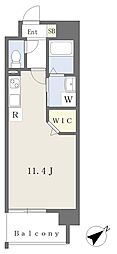 GRACE下南部 ワンルームの間取図画像