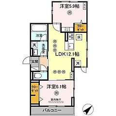 物件の間取り
