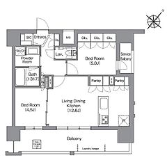 物件の間取り