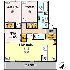 物件の間取り