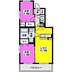 物件の間取り