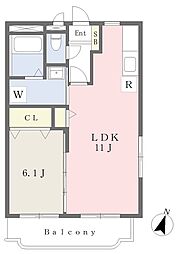 間取図画像 1LDK