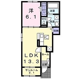 間取図画像 1LDK