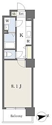 プランドール・N 1Kの間取図画像