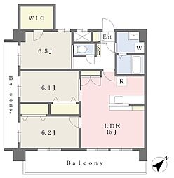 パルデンス・エコノ10 3LDKの間取図画像