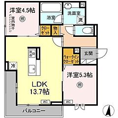 物件の間取り