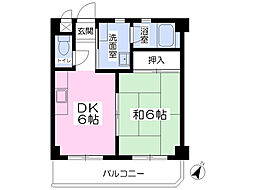 間取図画像 1DK