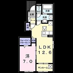間取図画像 1LDK