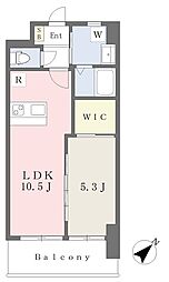 グレース上富野 1LDKの間取図画像